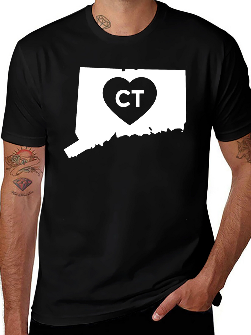 Connecticut Love T-Shirt CT State Pride Tee