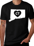 Connecticut Love T-Shirt CT State Pride Tee