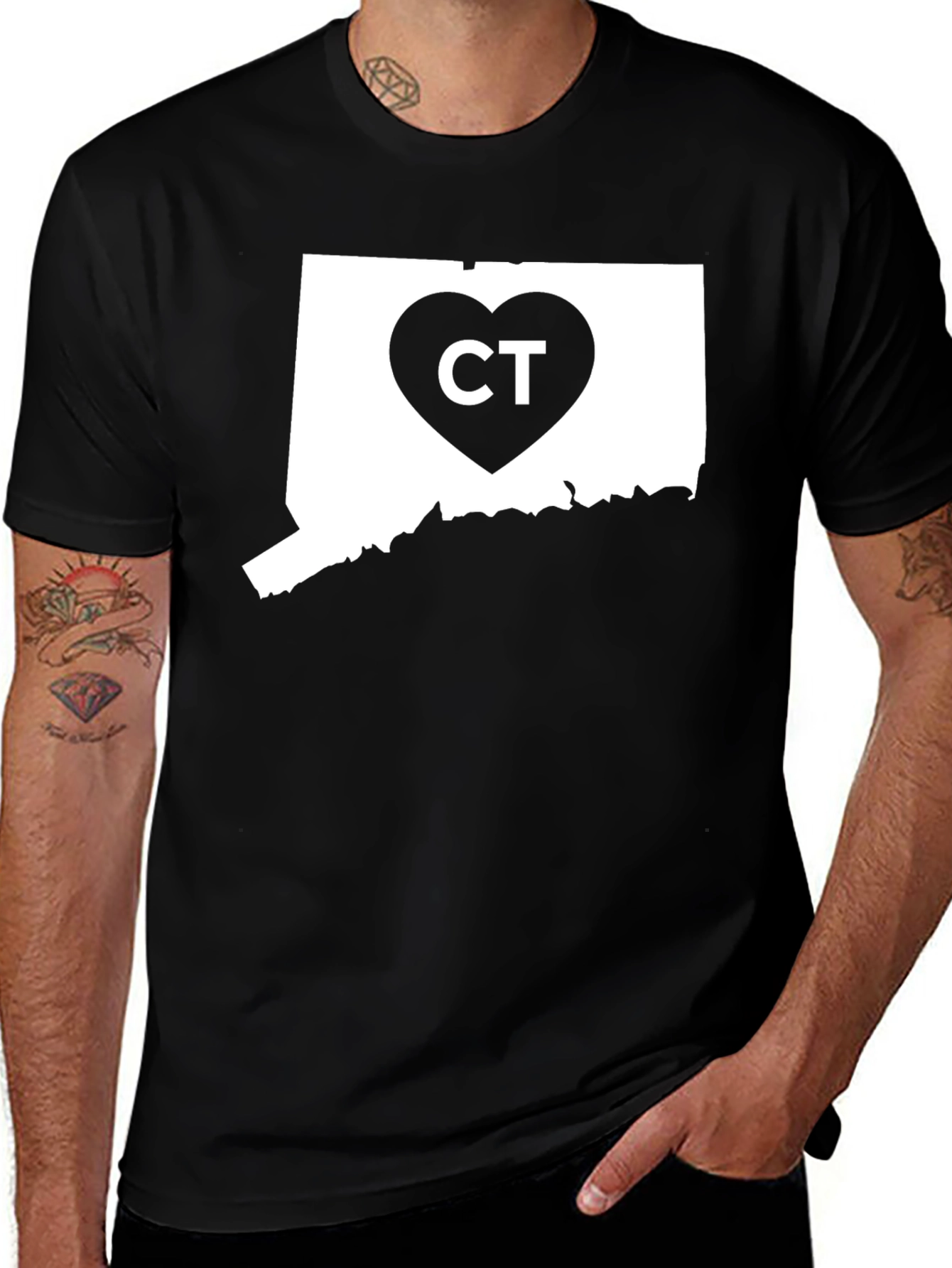 Connecticut Love T-Shirt CT State Pride Tee