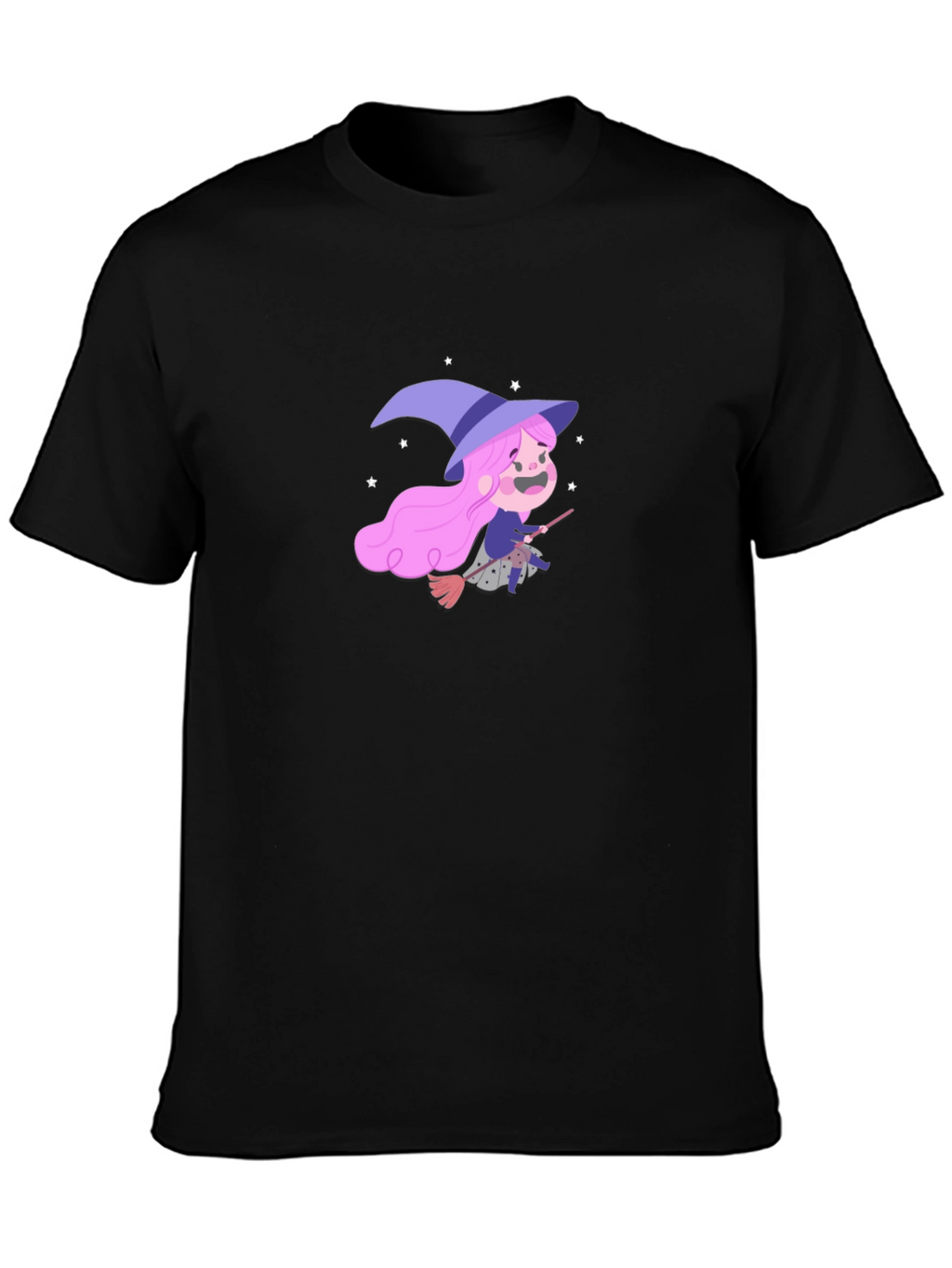 Whimsical Witch T-Shirt - Fun Halloween Apparel