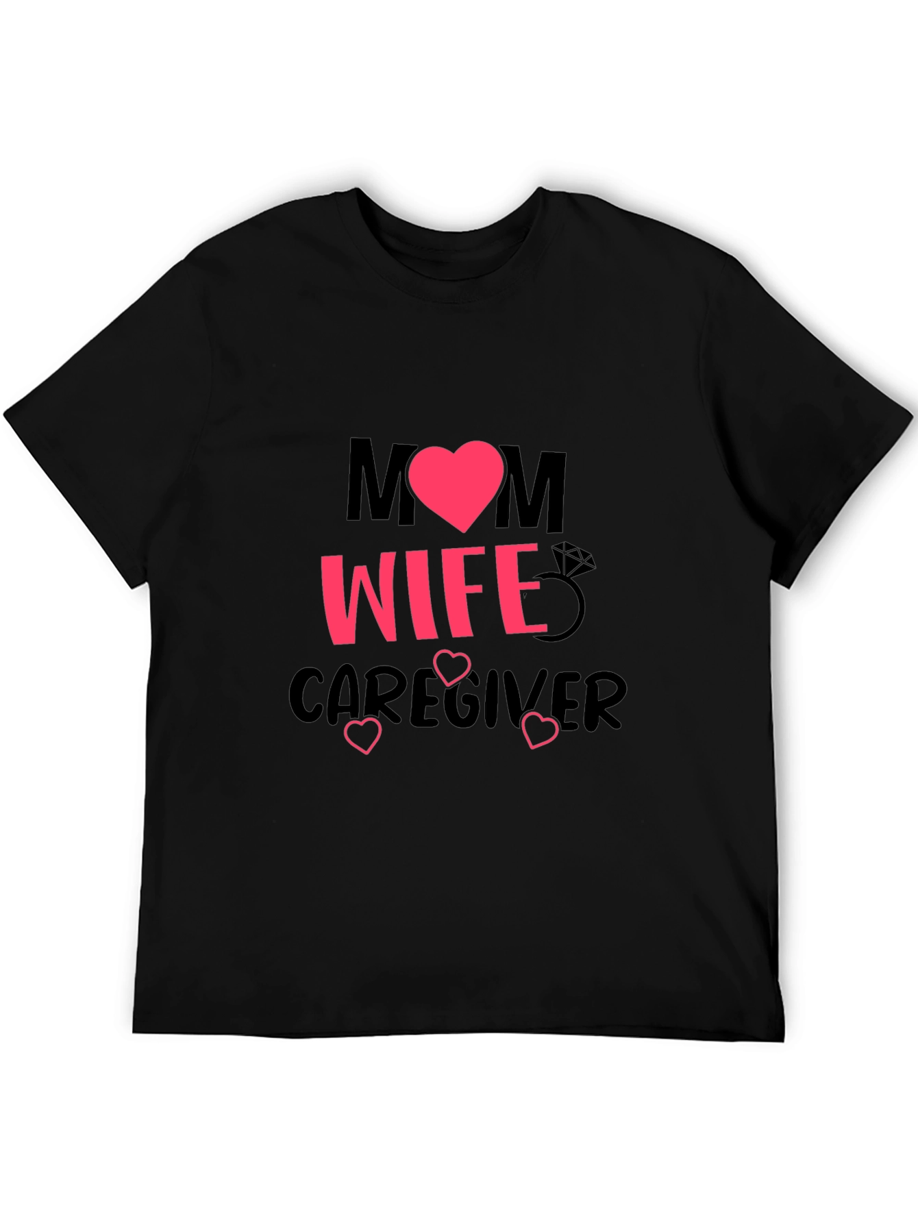Mom Wife Caregiver Graphic T-Shirt