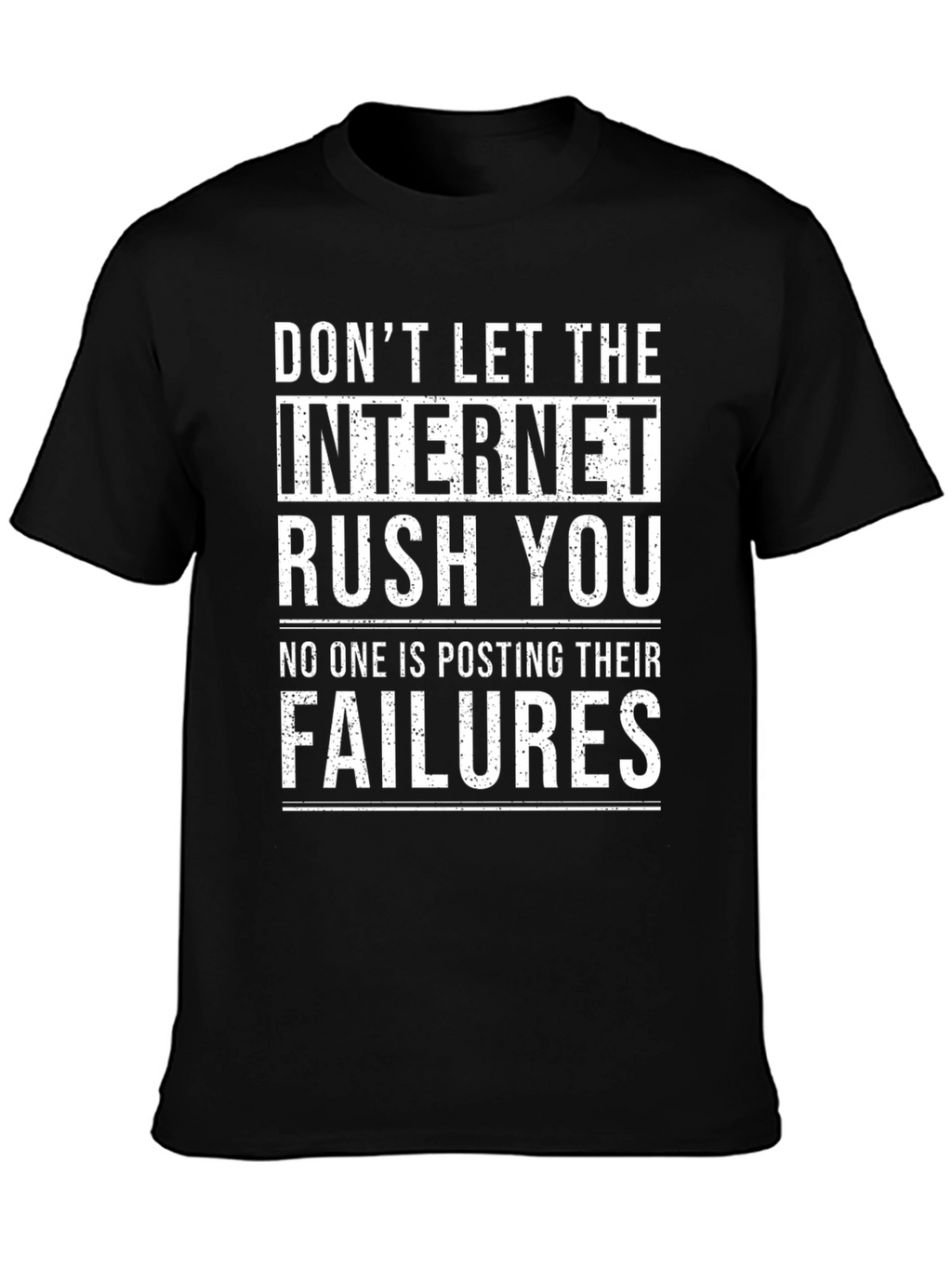 Internet Rush Graphic Tee - Motivational T-Shirt