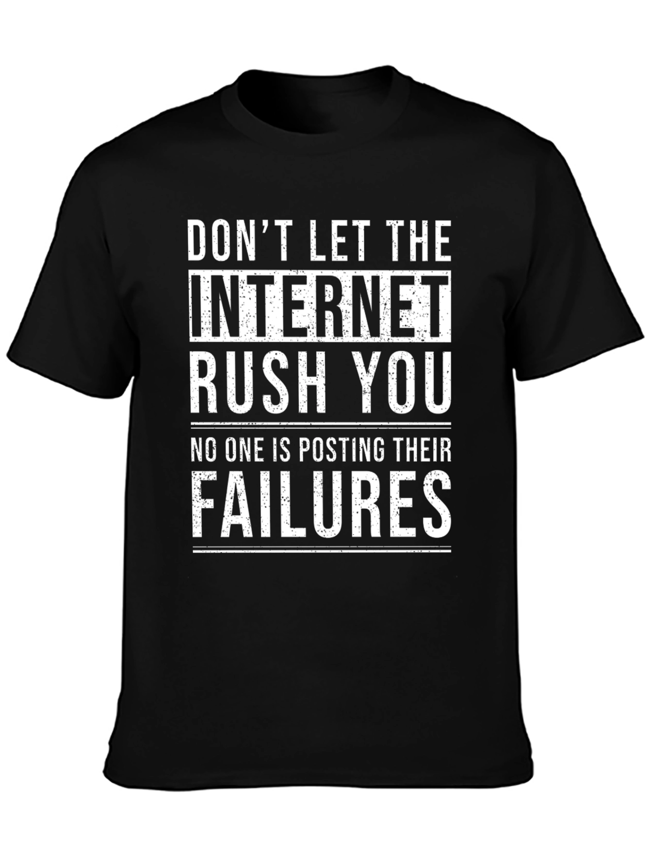 Internet Rush Graphic Tee - Motivational T-Shirt