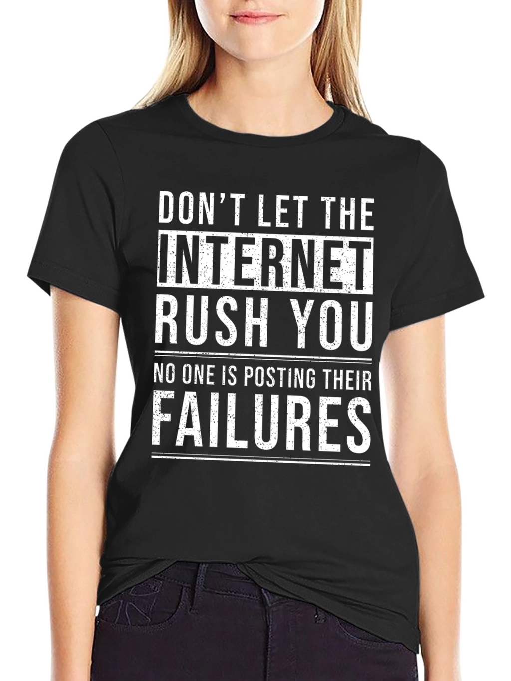 Internet Rush Graphic Tee - Motivational T-Shirt