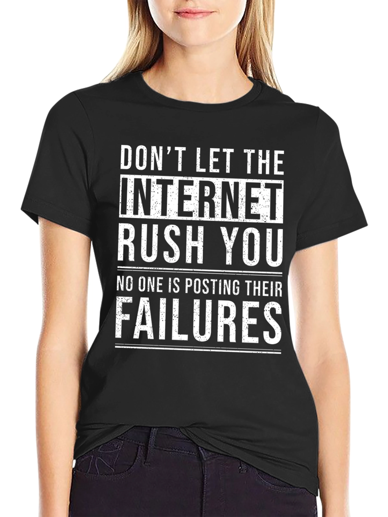Internet Rush Graphic Tee - Motivational T-Shirt