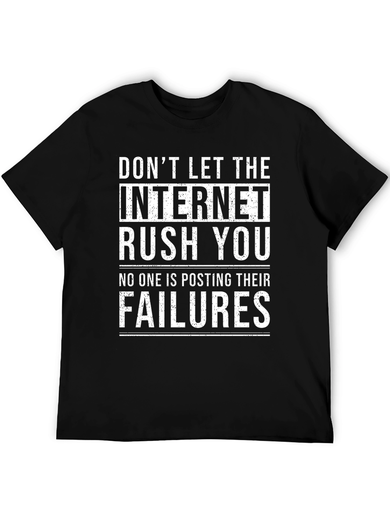 Internet Rush Graphic Tee - Motivational T-Shirt