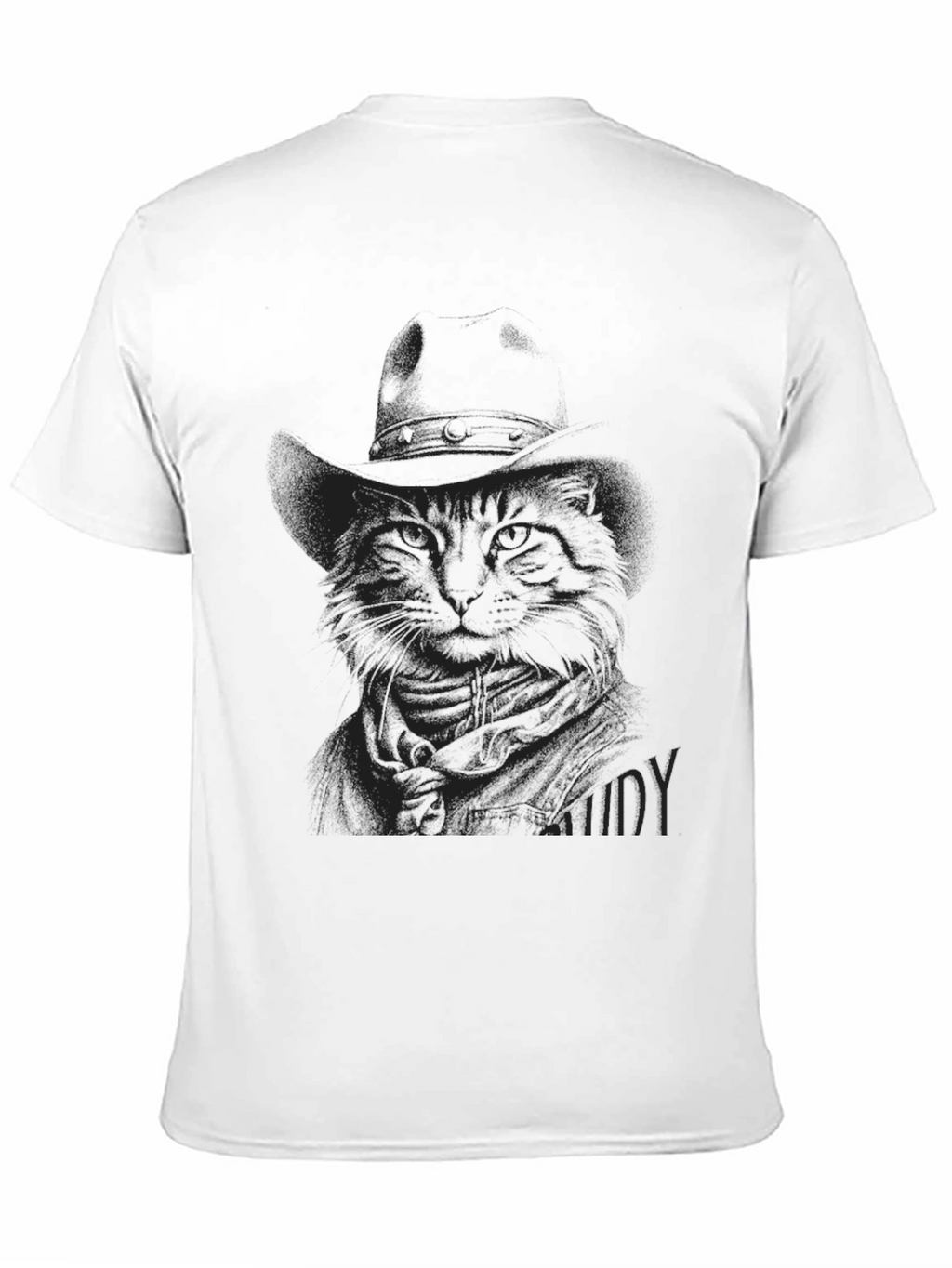 Black Cat in Hat T-Shirt - Unique Graphic Tee
