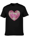 Disco Heart T-Shirt - Retro Style