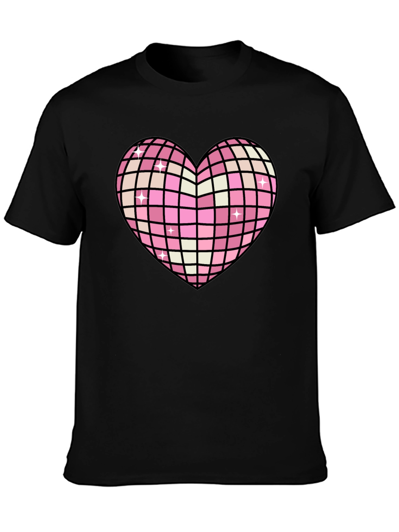 Disco Heart T-Shirt - Retro Style