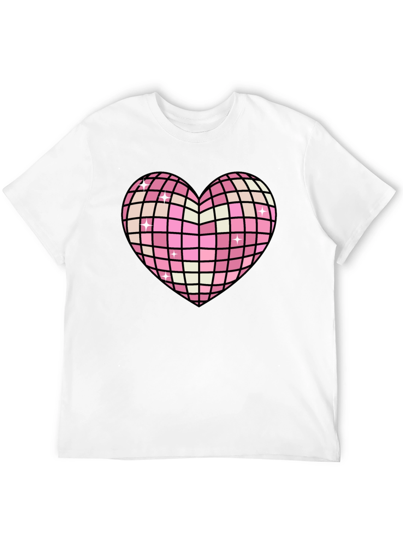 Disco Heart T-Shirt - Retro Style