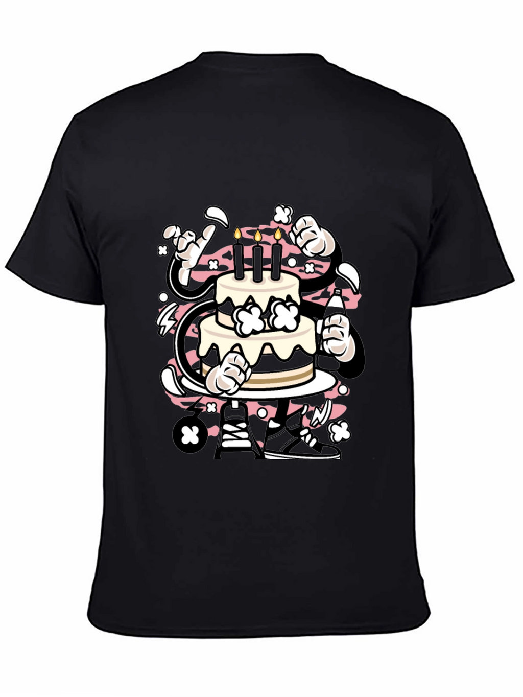 Cartoon Cake T-Shirt - Stylish Graphic Tee