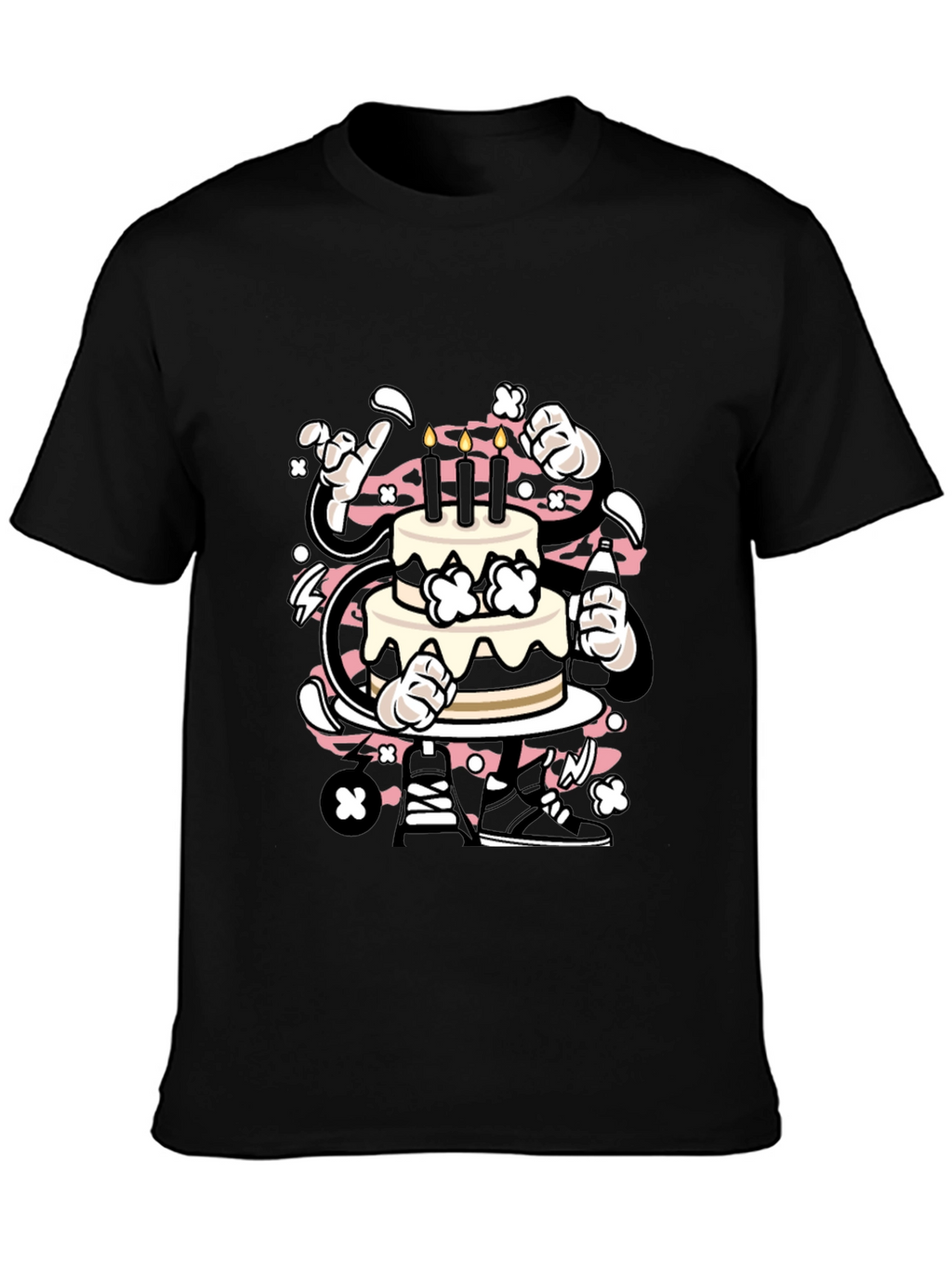 Cartoon Cake T-Shirt - Stylish Graphic Tee