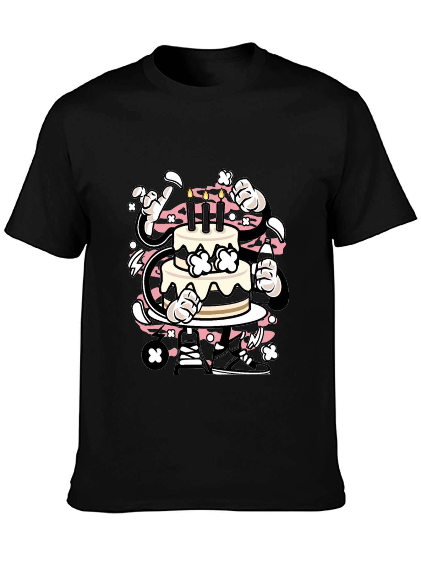 Cartoon Cake T-Shirt - Stylish Graphic Tee