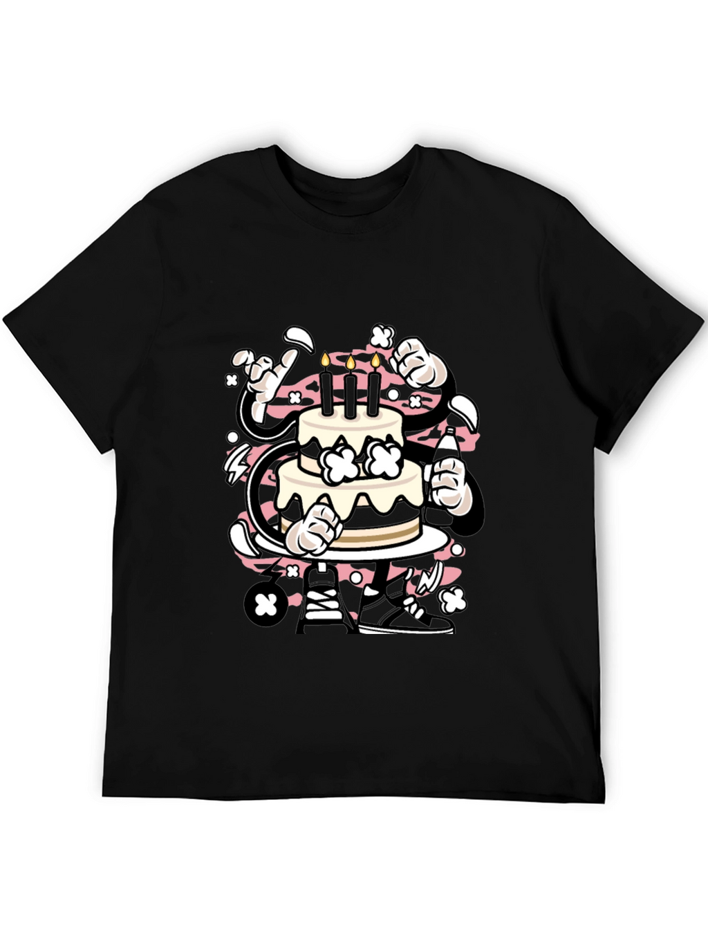 Cartoon Cake T-Shirt - Stylish Graphic Tee