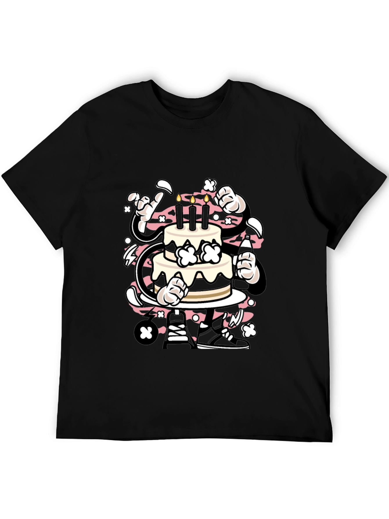 Cartoon Cake T-Shirt - Stylish Graphic Tee
