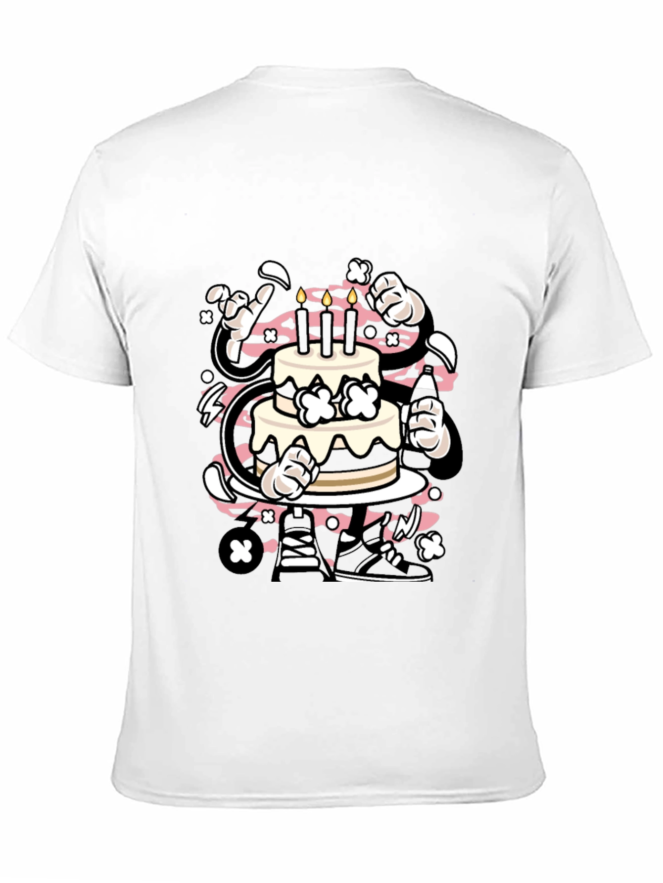 Cartoon Cake T-Shirt - Stylish Graphic Tee