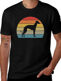 Retro Greyhound Silhouette T-Shirt
