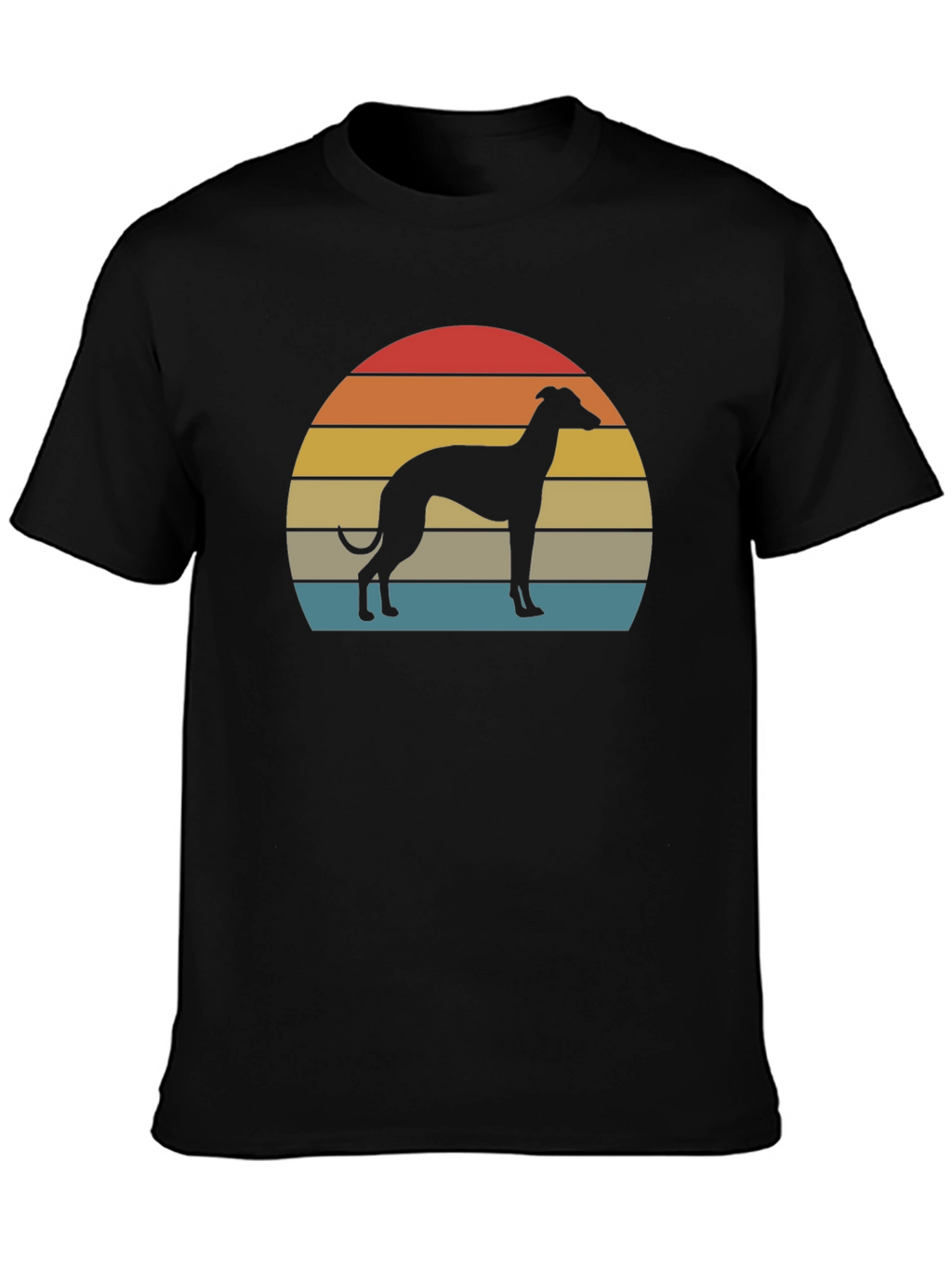 Retro Greyhound Silhouette T-Shirt