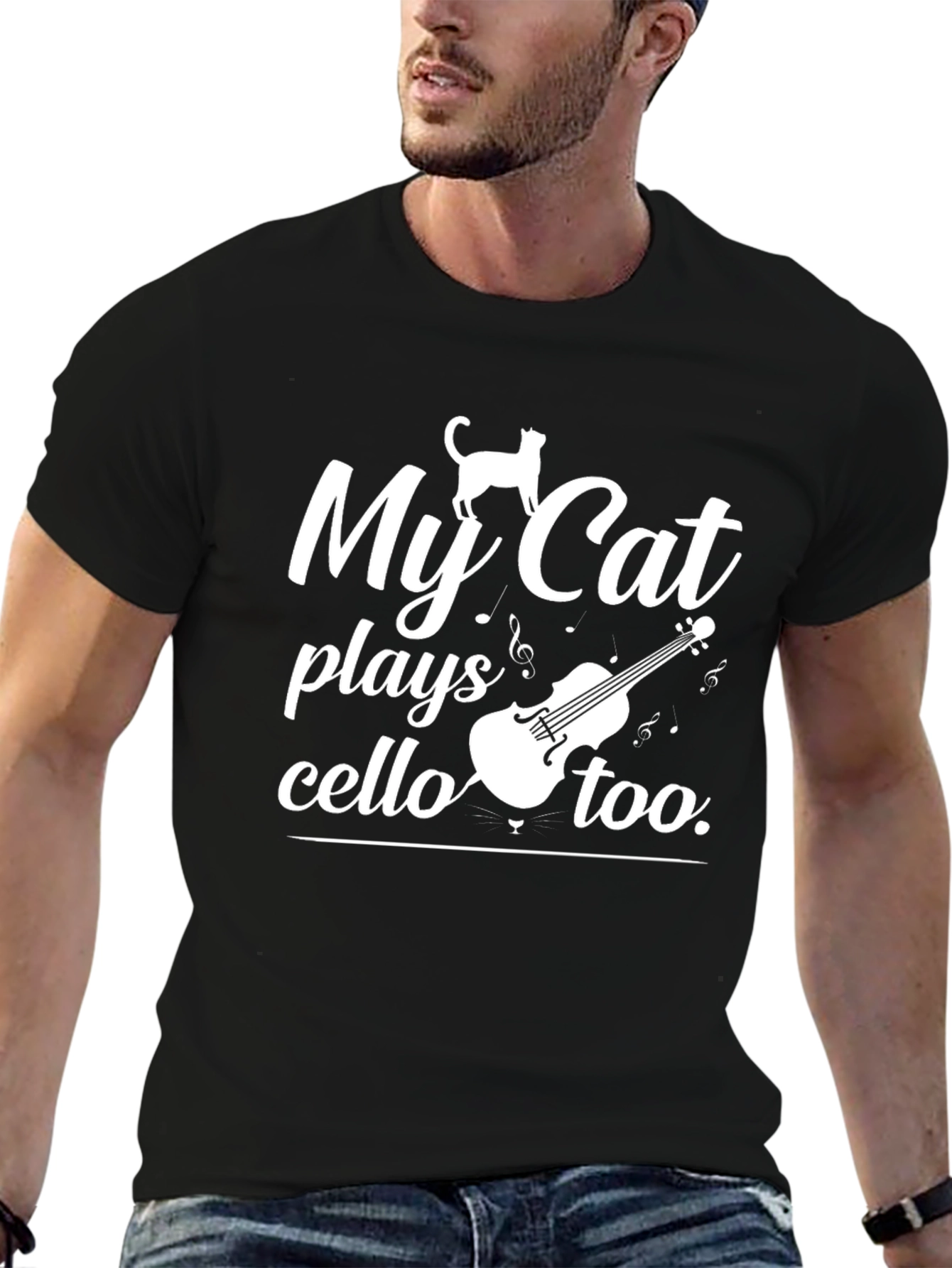 My Cat Plays Cello Too T-Shirt