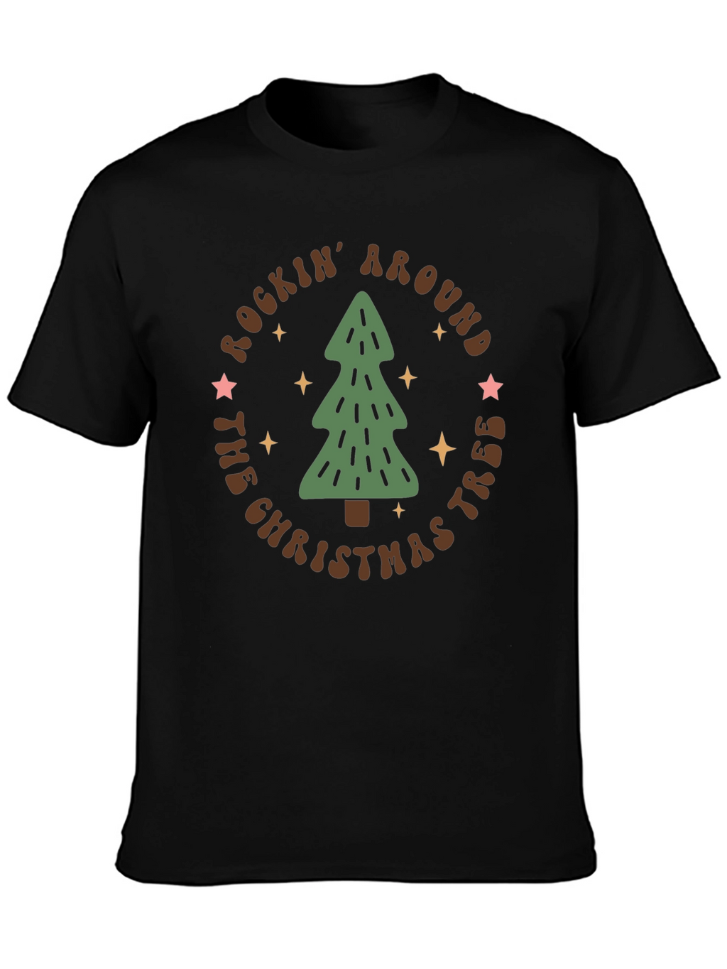 Rockin Around Christmas Tree Graphic Tee