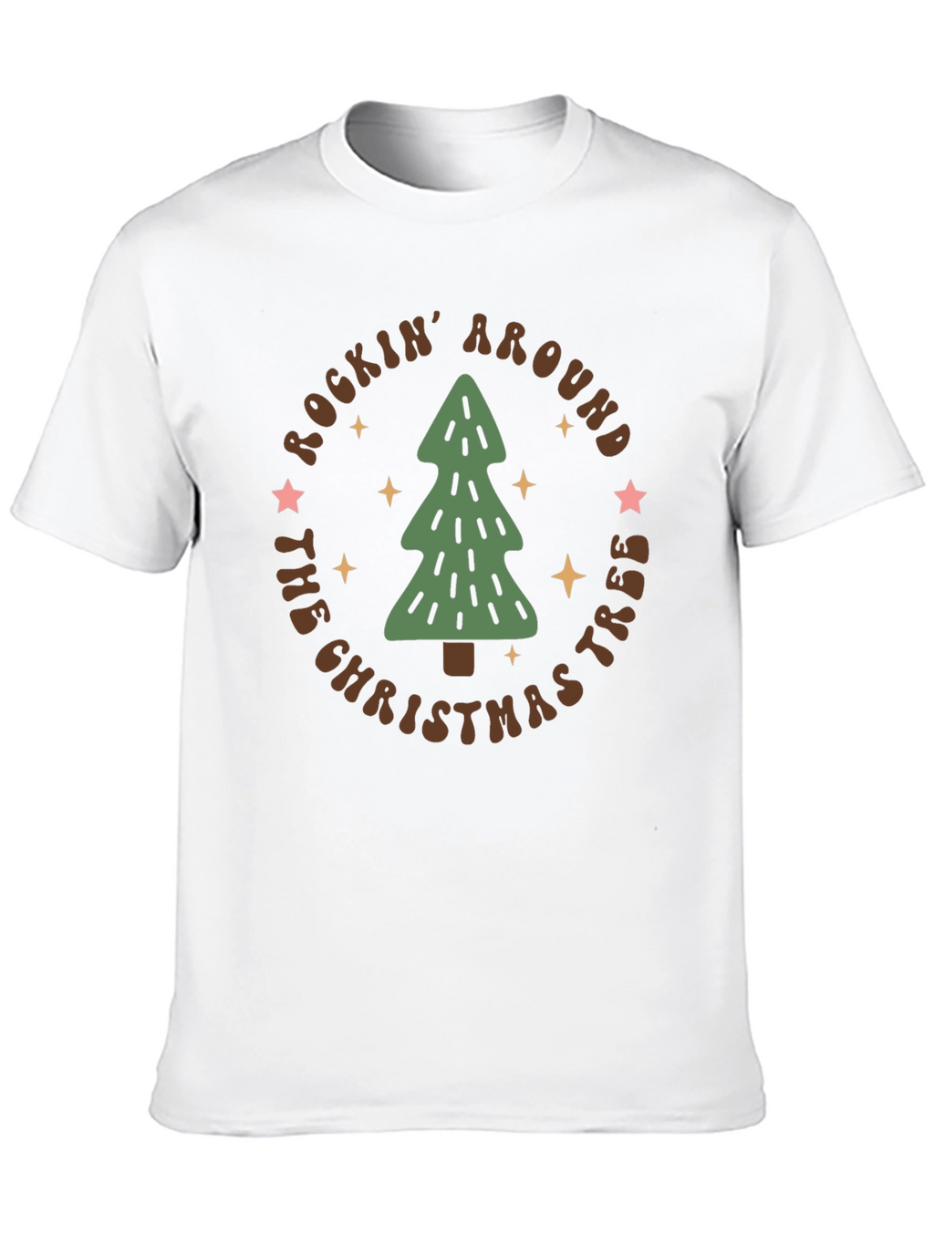 Rockin Around Christmas Tree Graphic Tee