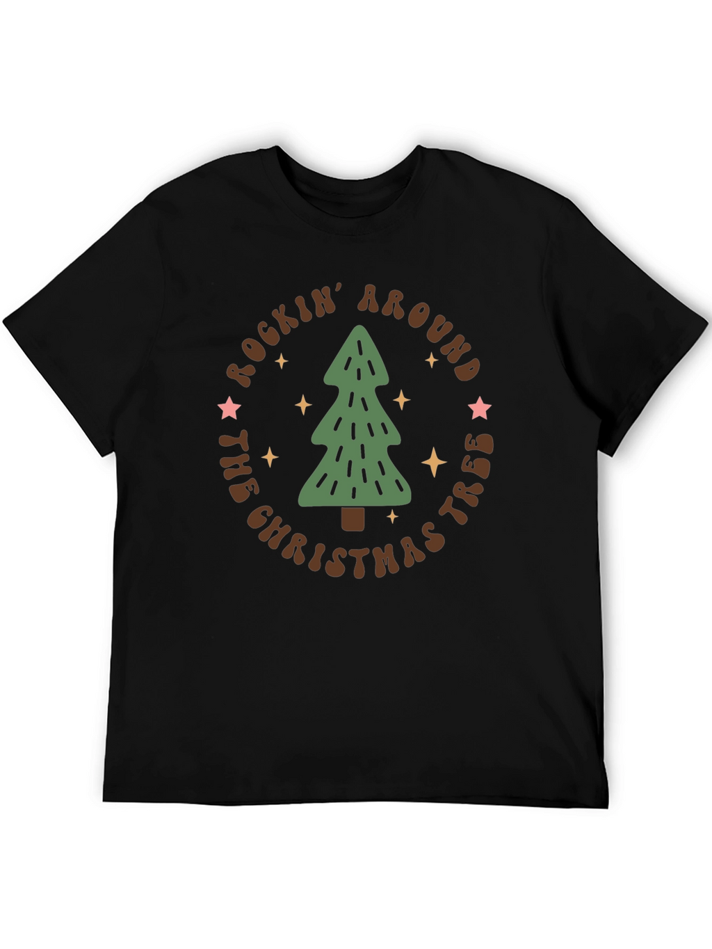 Rockin Around Christmas Tree Graphic Tee