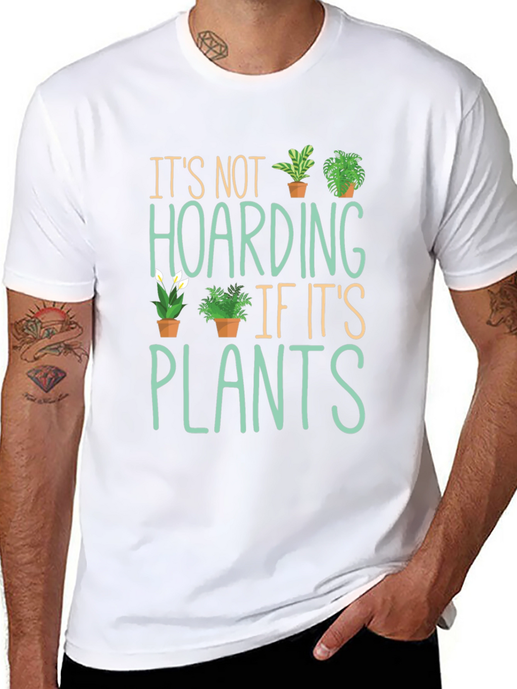 Its Not Hoarding Plants Funny T-Shirt