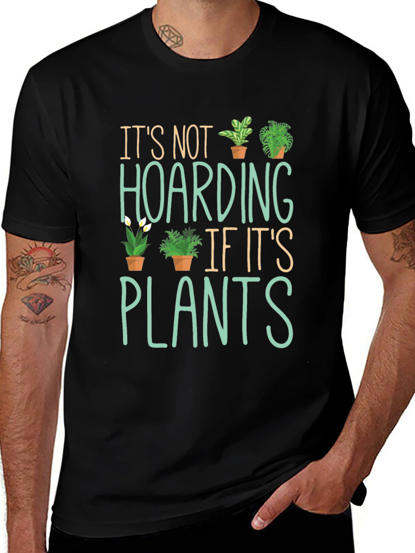 Its Not Hoarding Plants Funny T-Shirt