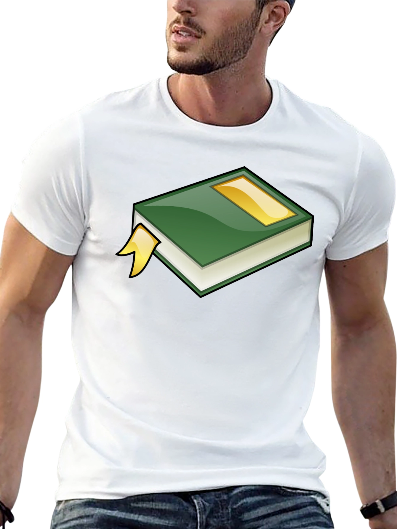 Book Graphic Tee - Black Casual Shirt