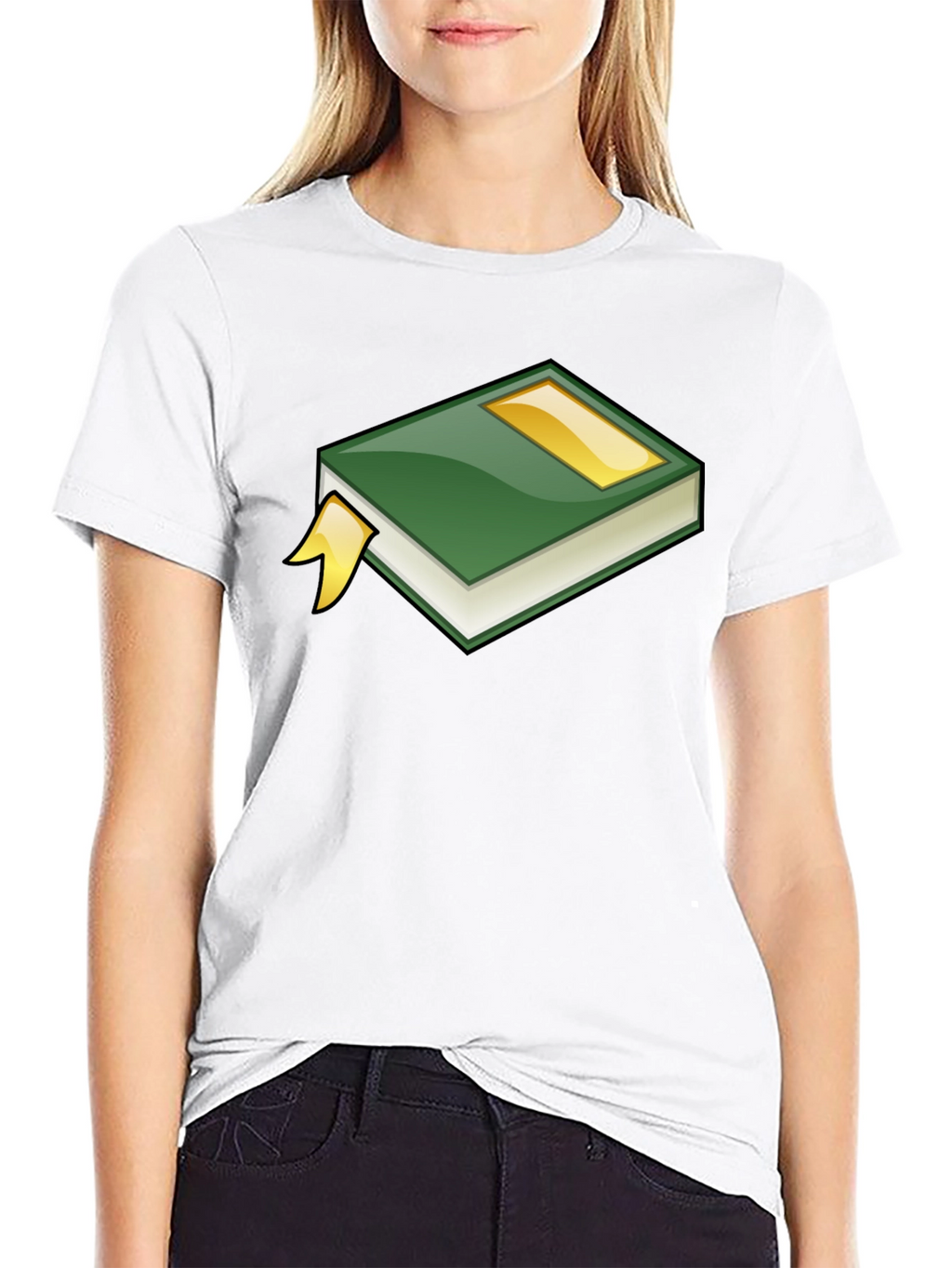 Book Graphic Tee - Black Casual Shirt