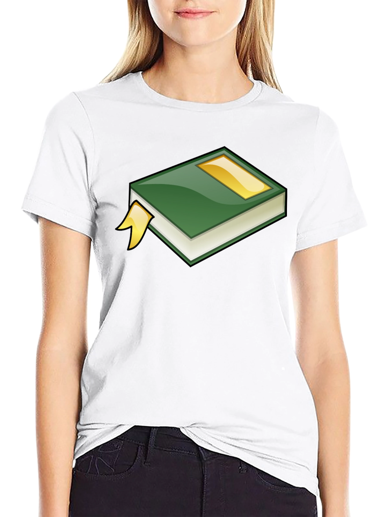 Book Graphic Tee - Black Casual Shirt