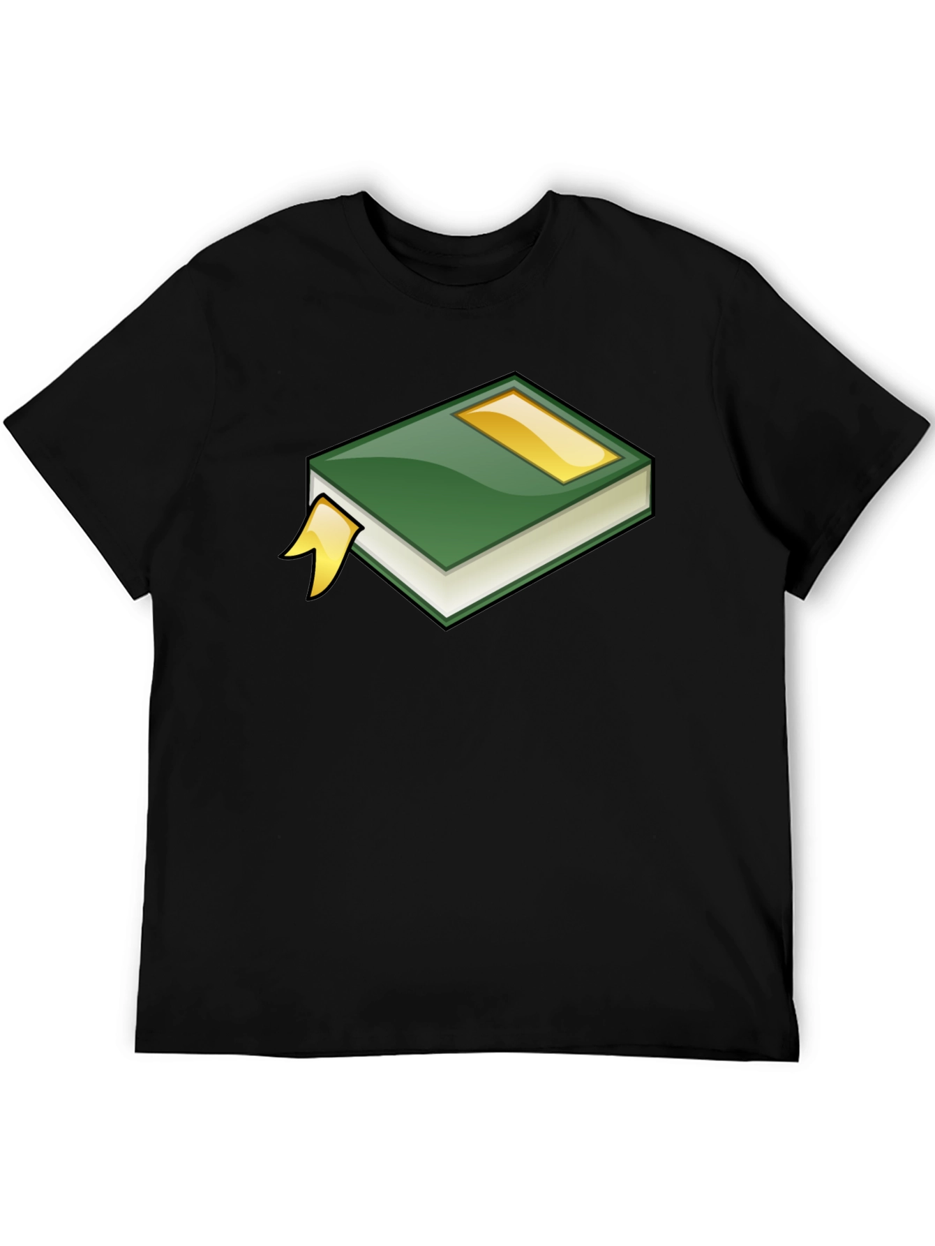 Book Graphic Tee - Black Casual Shirt