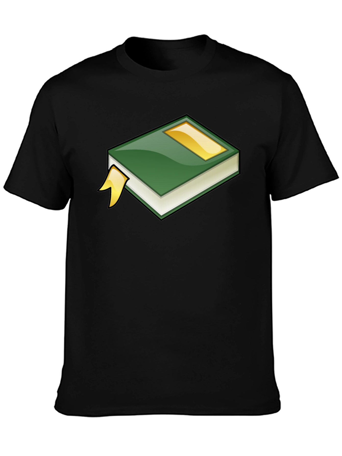 Book Graphic Tee - Black Casual Shirt