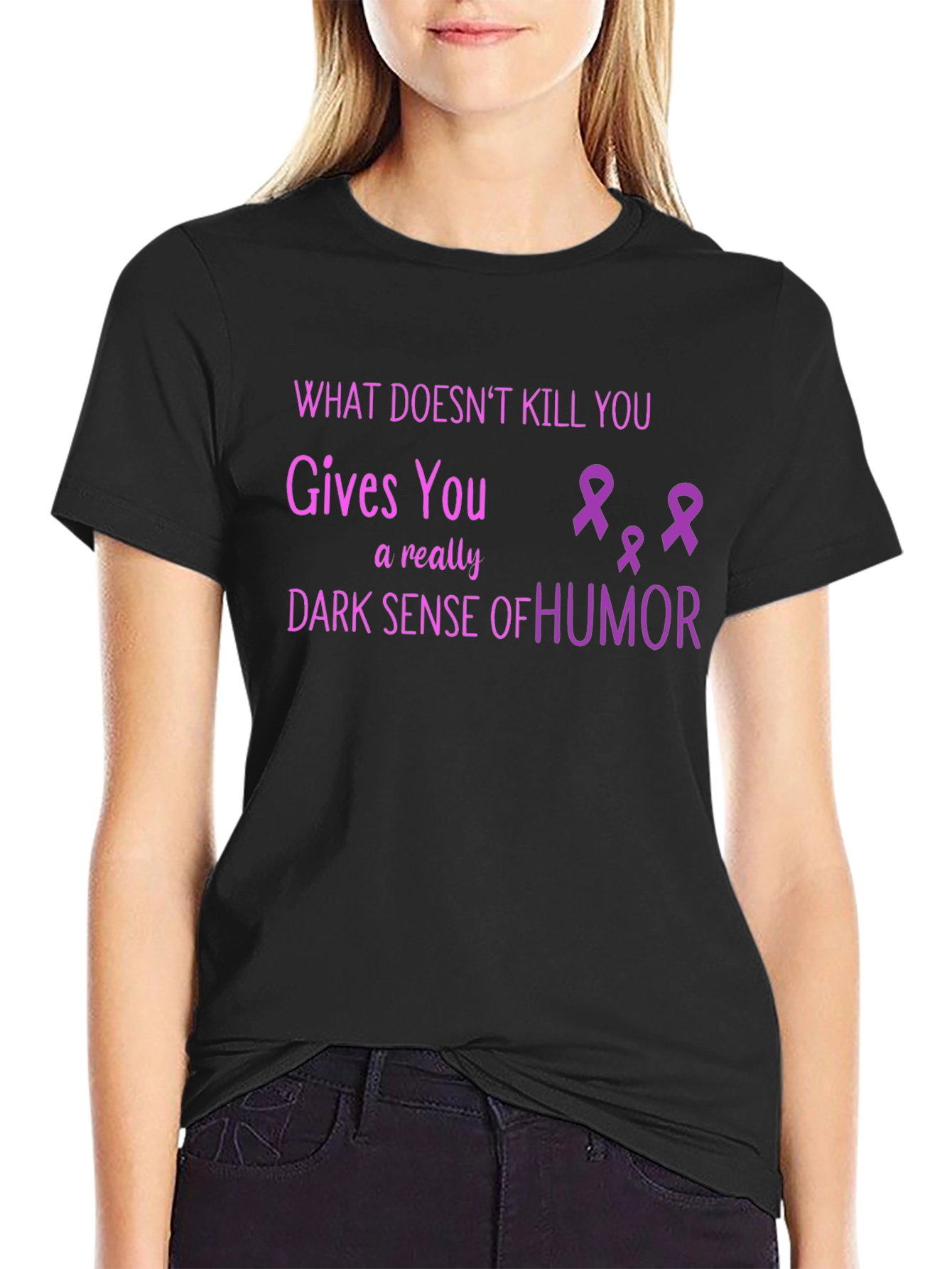 Dark Humor T-Shirt - What Doesnt Kill You Makes You Funnier