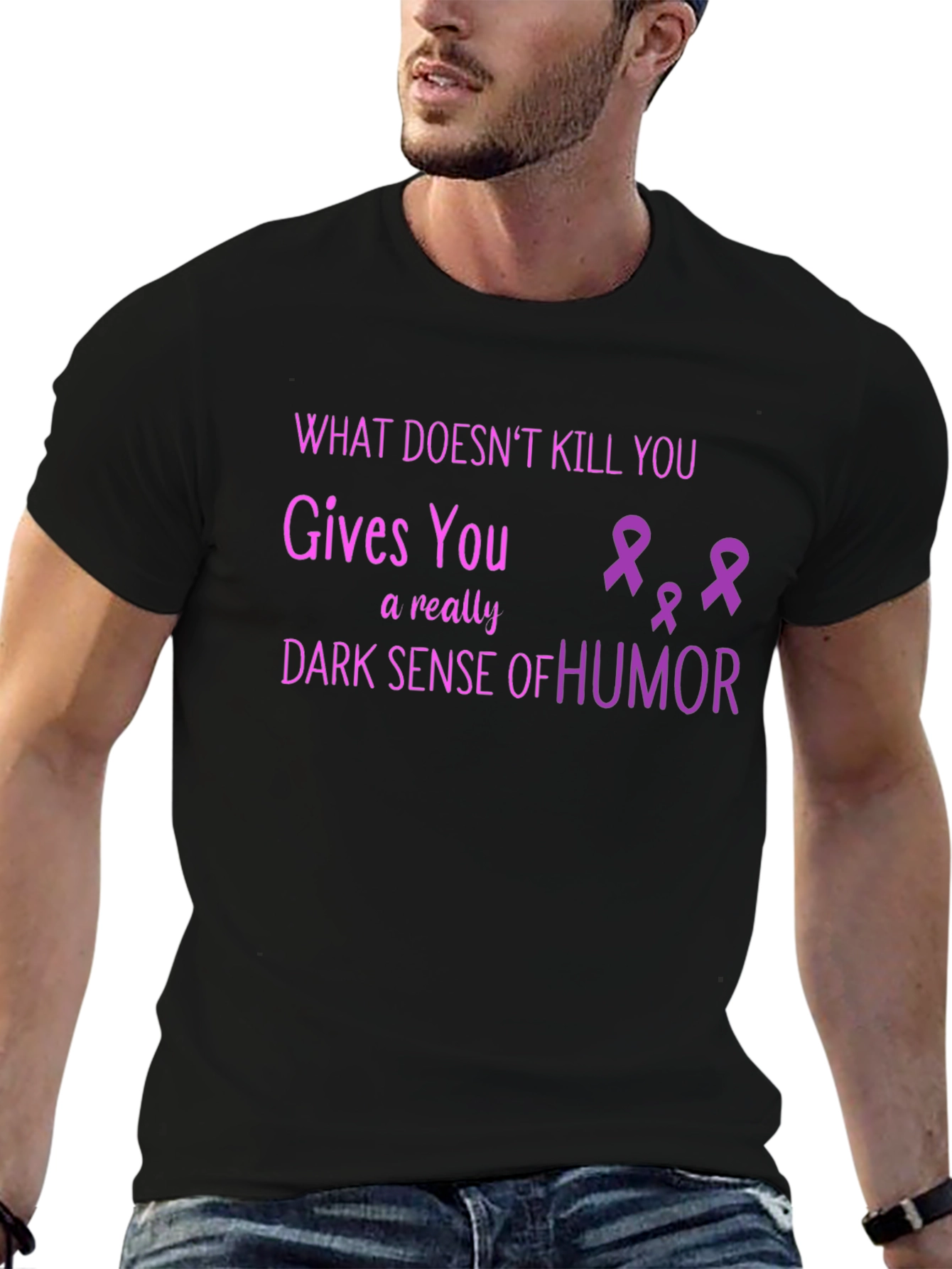 Dark Humor T-Shirt - What Doesnt Kill You Makes You Funnier