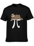 Sloth on Pi T-Shirt - Comfy & Unique!