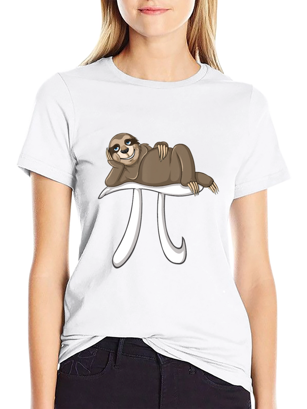 Sloth on Pi T-Shirt - Comfy & Unique!