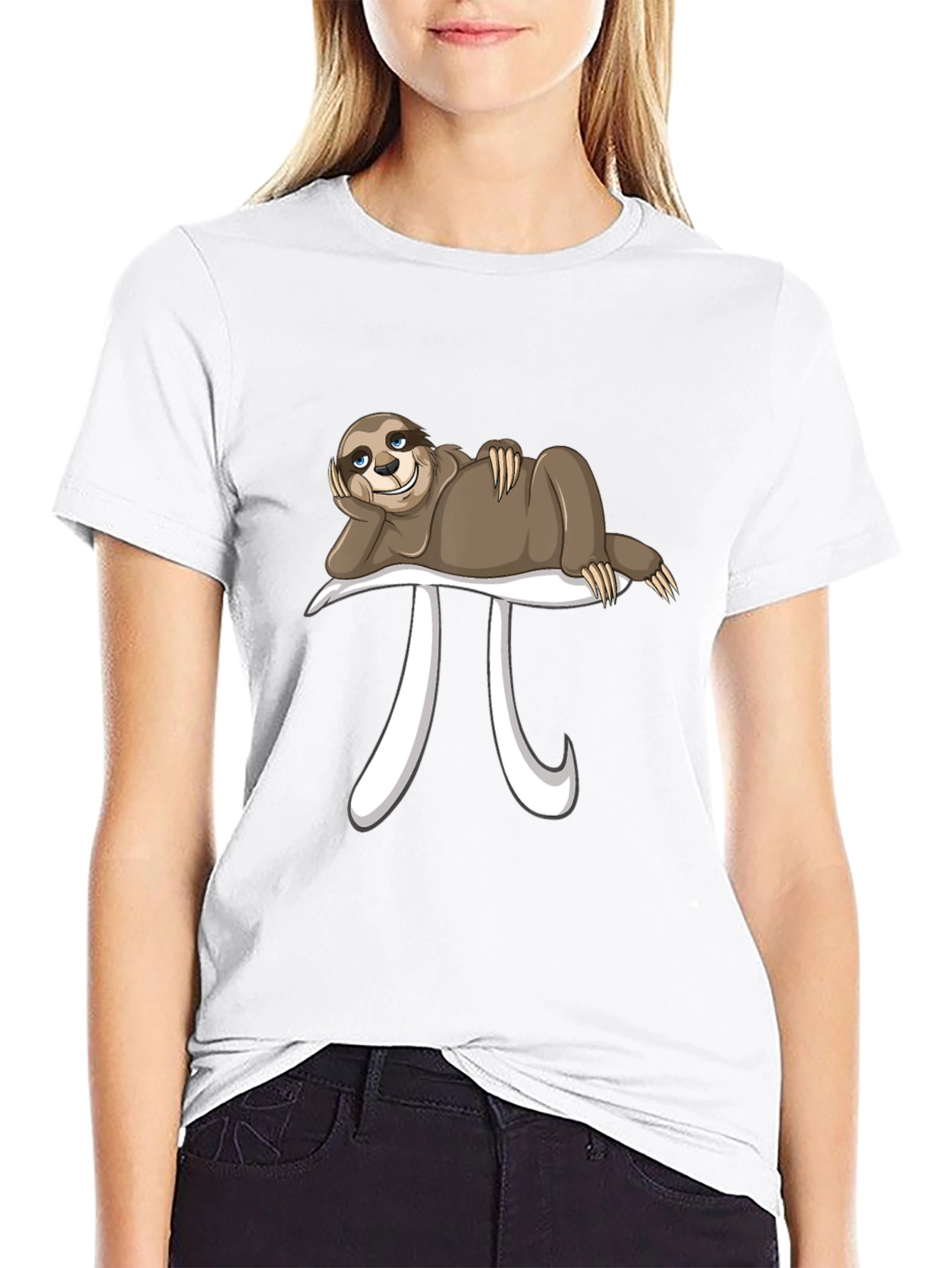 Sloth on Pi T-Shirt - Comfy & Unique!