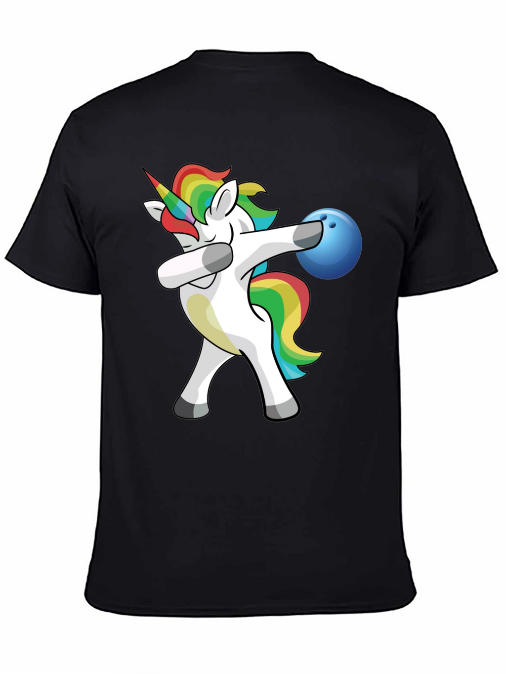 Unicorn Dabbing Bowling T-Shirt