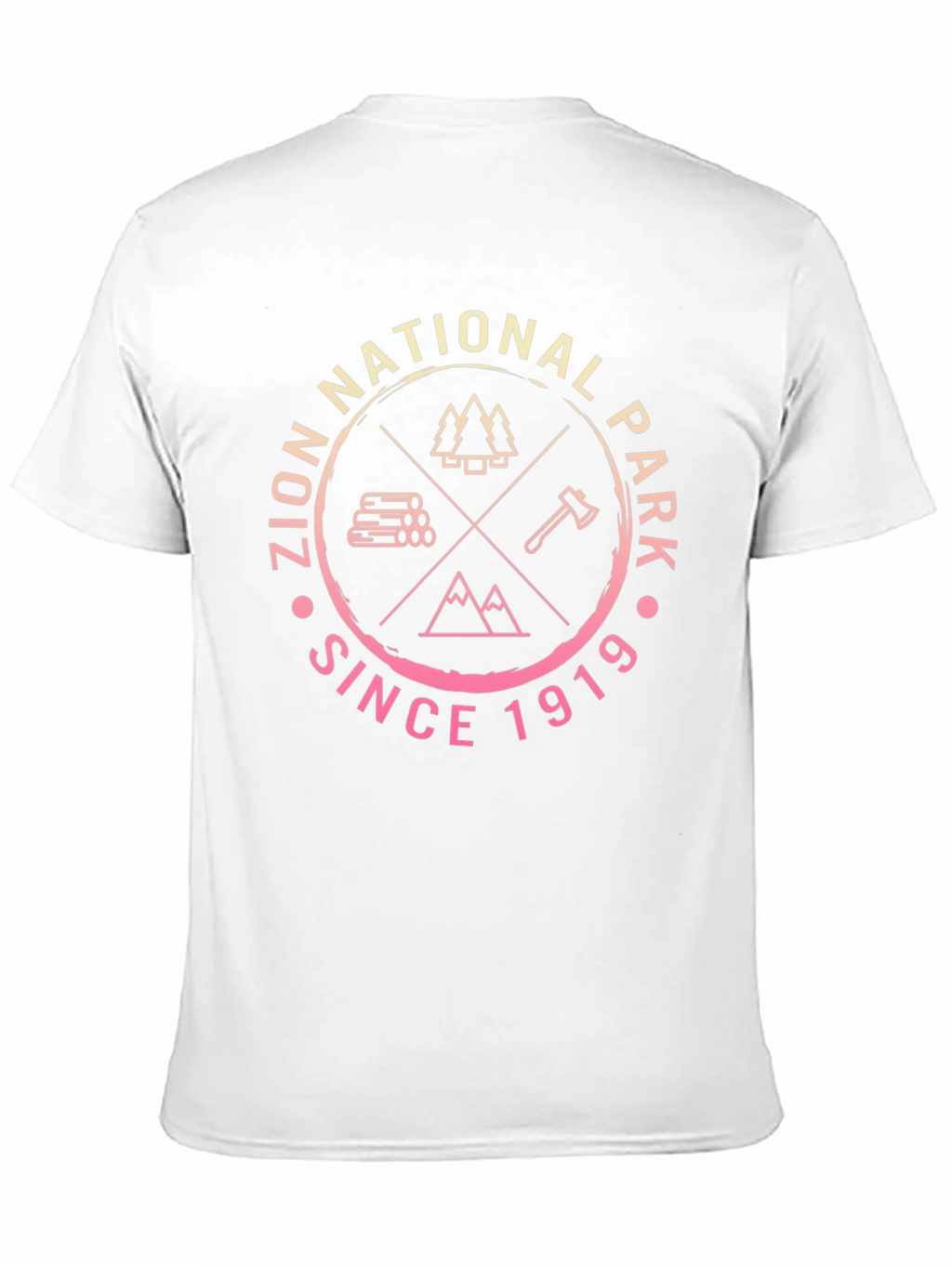 Zion National Park Black Graphic T-Shirt