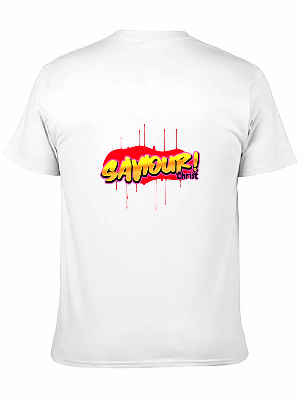 Saviour! Christ Graphic Black T-Shirt