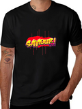Saviour! Christ Graphic Black T-Shirt