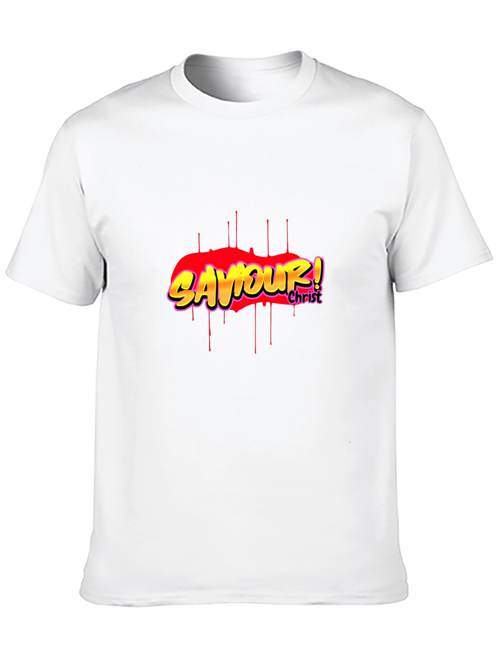 Saviour! Christ Graphic Black T-Shirt