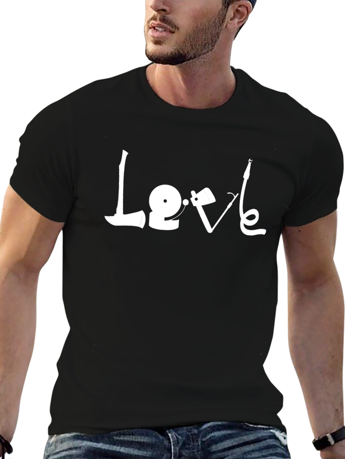 Welder Love Graphic T-Shirt