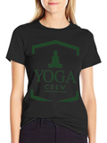 Yoga Crew Black T-Shirt
