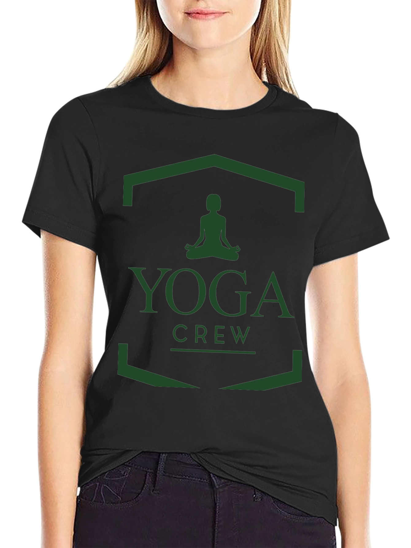 Yoga Crew Black T-Shirt