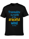 Tranquility Wind Graphic Tee - Stylish Comfort