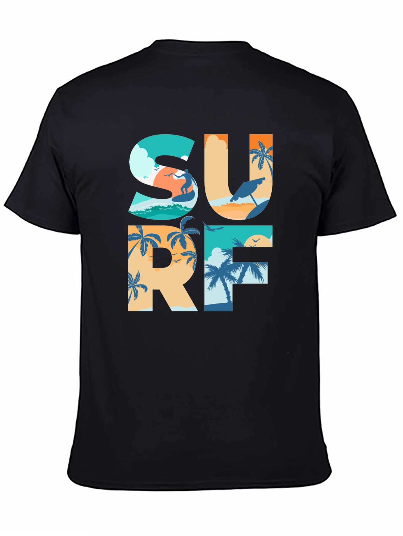 Surf Graphic T-Shirt: Beach Life Apparel