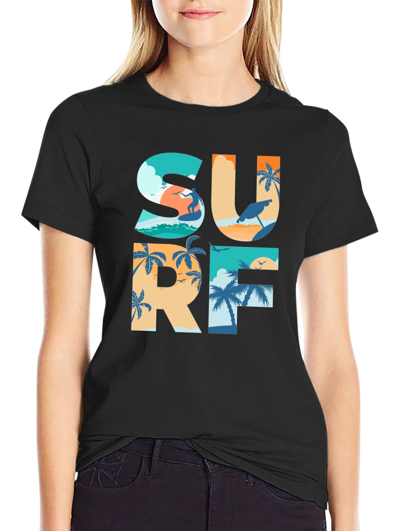Surf Graphic T-Shirt: Beach Life Apparel