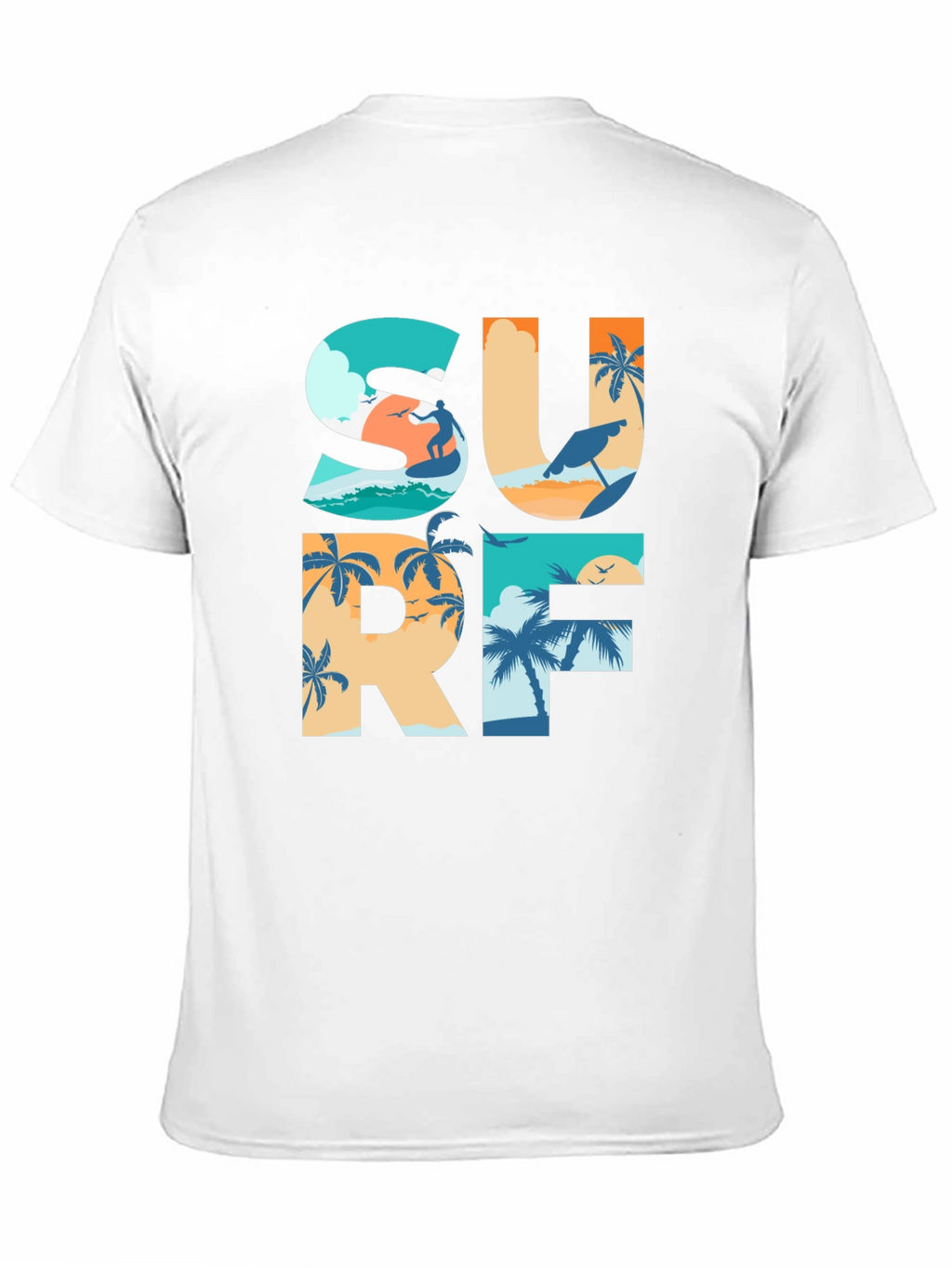 Surf Graphic T-Shirt: Beach Life Apparel